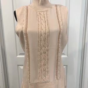 White House Black Market sleeveless sweater